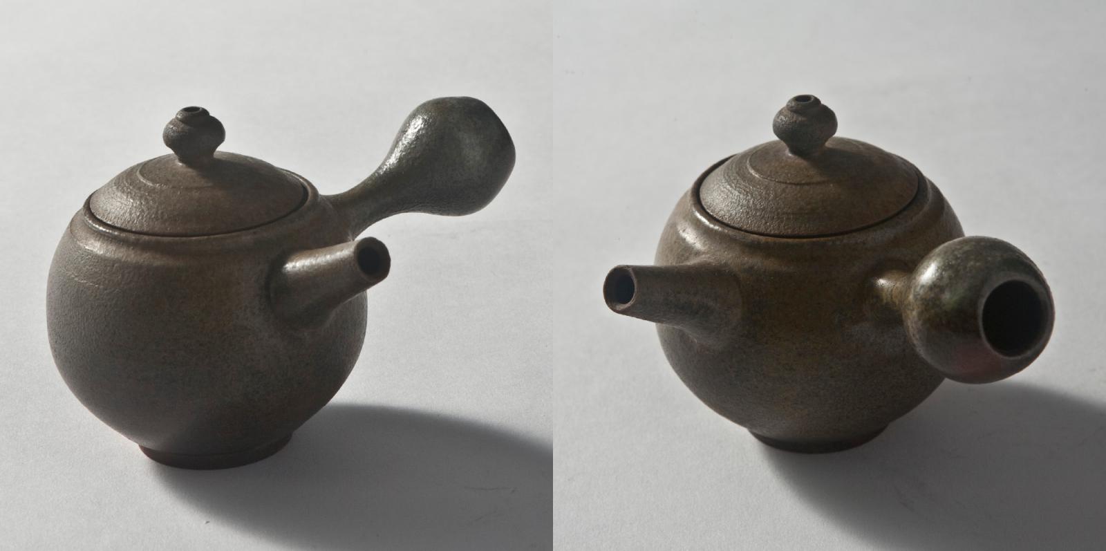 簡銘兆 柴燒 橫柄茶壺